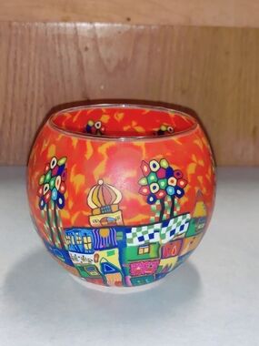Rare Koh Living "Gaudi Museum" Handcrafted Glass Tealight Holder